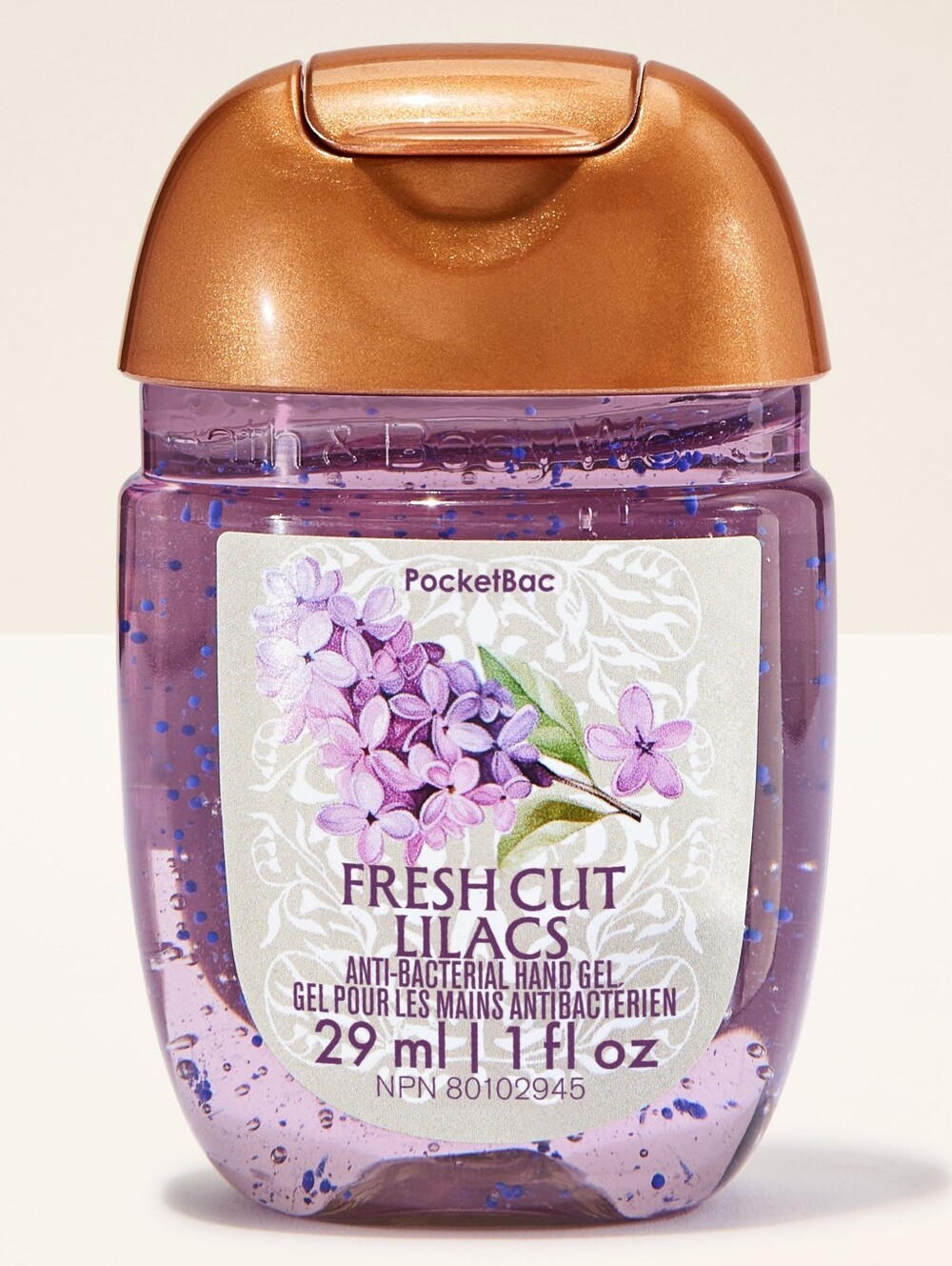 Bath & Body Works Fresh Cut Lilacs PocketBac Hand Gel 1oz New RARE